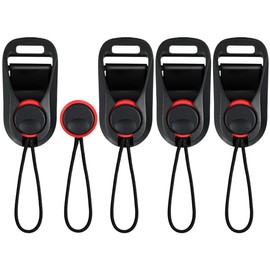 QEQSHQO 4pcs Camera Strap Adapter Camera Strap Buckle Camera Neck Adapter Camera Shoulder Straps Quick Release Connector Camera Strap Quick Release for Universal Camera Strap, colour
