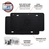 Performance Tool W1295 Black Silicone License Plate Frames (Pack of