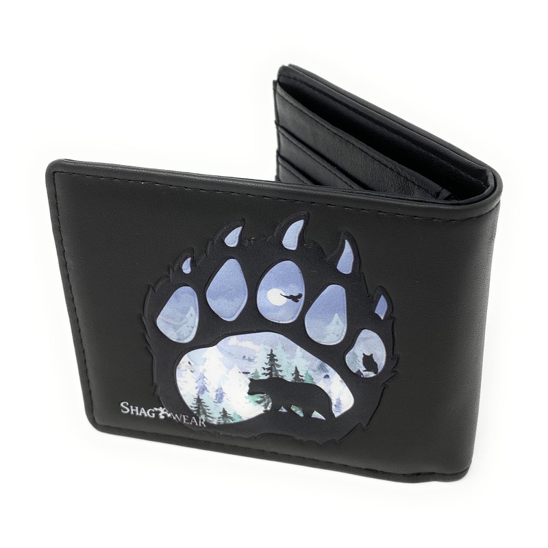 Shag Wear Bear Paw Animal Wallet for Men and Teen
