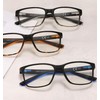 JJWELL 3 Pack Reading Glasses for Men Blue Light Blocking