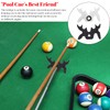 2PCS Pool Billiard Cue Bridge Head, Portable Billiard Accessories with