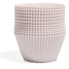 The Silicone Kitchen Reusable Silicone Baking Cups - Designer White, Non-Toxic, BPA Free, Dishwasher Safe (Pack of 12, Jumbo)
