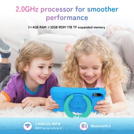 Kids Tablet Android 14 Tablet for Kids,8 Inch Children Tablet,7(3+4)GB+32GB/TF 1TB,WIFI 6,UMIDIGI G1 Tab Mini Kids Tablets,5000mAh,BT5.0,Parental Control Toddler Tablet,Quad Core,5MP Dual Camera 2024