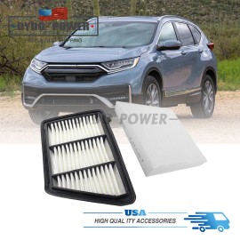 Cahuczlhoz Engine & Cabin Air Filter for Honda Crv 2.4l Only 2017 2018-2020 17220-5ph-A00