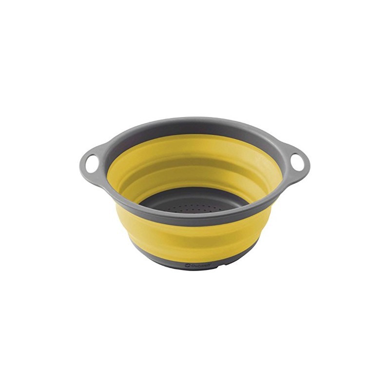 Outwell Unisex's Collaps Colander-Yellow, 9 X 24 cm