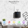 Wireless Doorbells for Home with 2 Plug-In Receivers, Waterproof Door