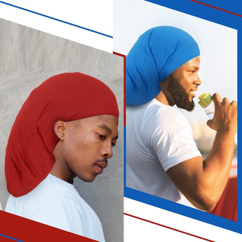 4 piezas unisex de rastas de pelo largo para la
