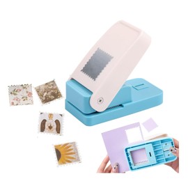 CHYG Craft Punch Stamps, Large, Hole Punch Square, Stamp Punch, Handcraft, Kindergarten, Teacher, Office, Children, DIY Tool, Easy to Use (Stamp Size: 3.8 x 3.8)