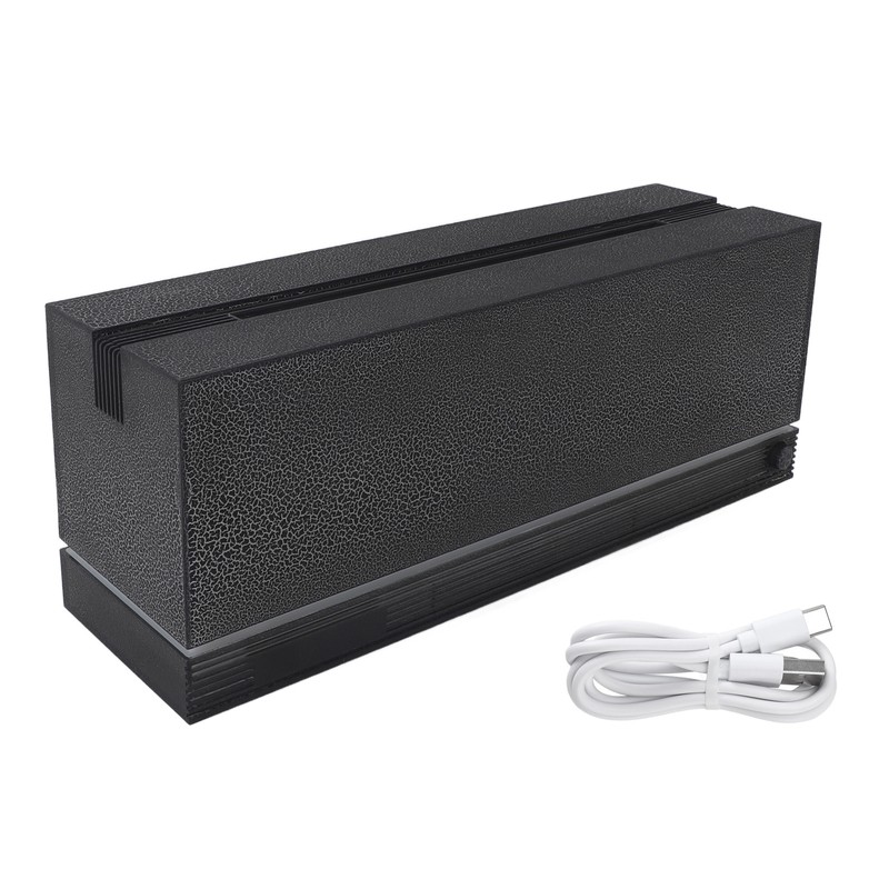 Flame Diffuser Create Warm Vibe Simulated Crack Multicolor Desktop Aromatherapy