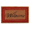 Calloway Mills Border Welcome Doormat 24" x 36" (Red)