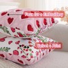 Tikeciti Valentines Day Faux Fur Heart Throw Pillow Covers Love