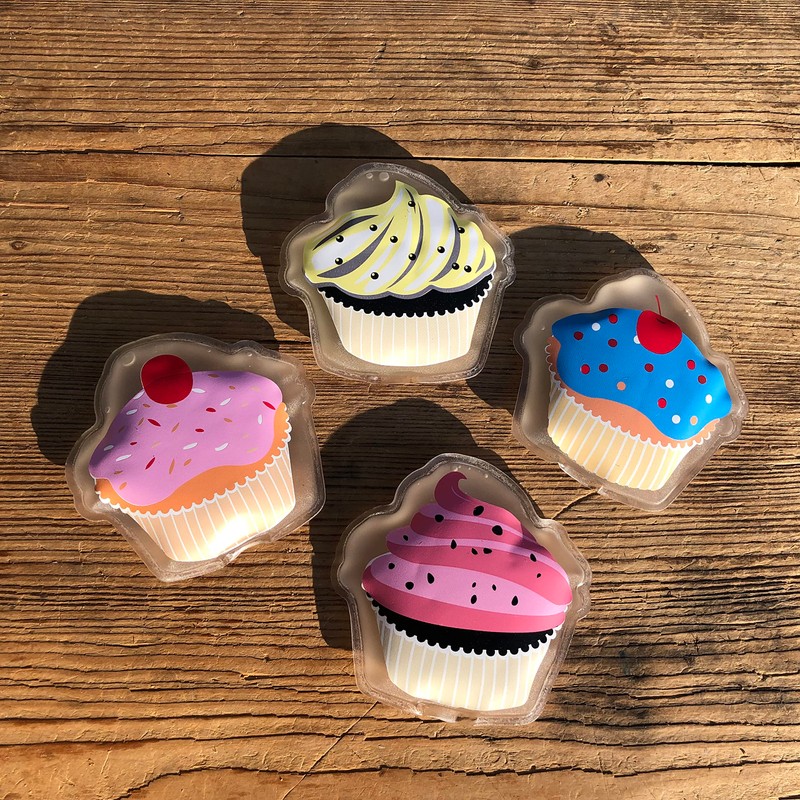 Set of 4 Cupcake Pocket Warmer Tart