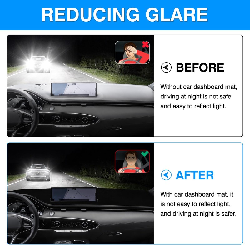 Autorder Dashboard Cover Mat for 2022 2023 2024 2025 Genesis