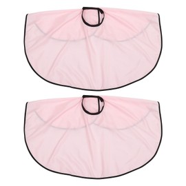 LALAFINA 2pcs Hairdressing Capes Lightweight Salon Styling Shawls for Hair Cutting Hair Coloring Treatment Comfortable Neckline Easy to Wear