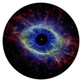 Slide Discs for Orzorz Star Projector Galaxy Plus Home Planetarium Projector (Work with Orzorz Star Projector Plus) (evil eye)