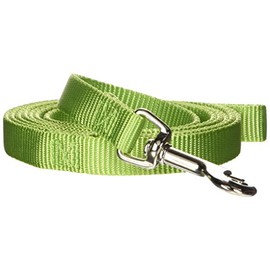 Hamilton Single Thick Deluxe Nylon Lead with Swivel Snap, 5/8-Inch by 6-Feet, Lime Green