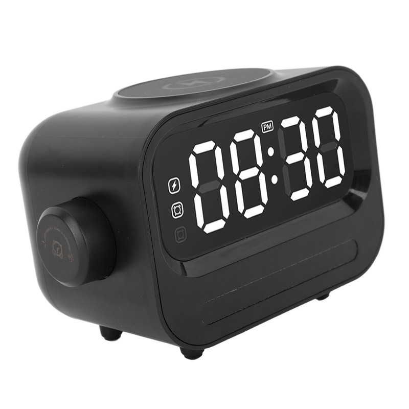 3 in 1 Digital Alarm Clock LED Display 15W 2