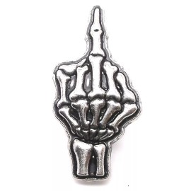 Stecksstore Finger Bones Antique Nickel Decorative Snap Button Set 1-1/4" 1265-55