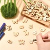 KitBeads 120Pcs 12 Styles Cute Animal Wood Buttons Rabbit Butterfly