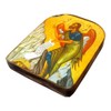 Icono de madera de San Juan Bautista, hecho a mano,