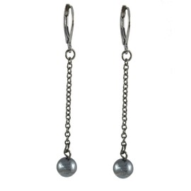 Hematite Dangle Earrings