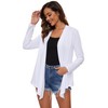 Famrrifuu Cardigan Women's Long Waterfall Cardigan Summer Lightweight Jacket Casual