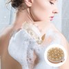 2-Teilige Duschpeelingbürste, Trockenbürste, Lymphdrainage-Massagebürste, Körperpeeling-Reinigungsbürste, Peeling-Körperwäscher, Duschbürste
