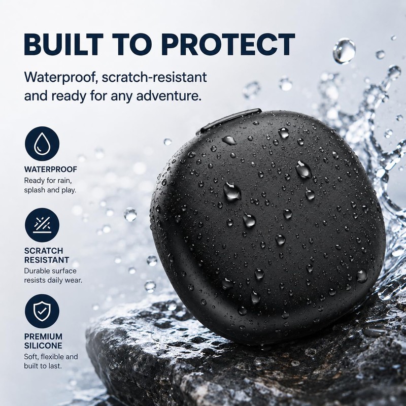 DLENP 2-Pack Waterproof Dustproof Anti-Scratch Silicone Case for Tile Sticker,