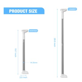 Window Security Bars, Window Locks, Window Locks Security Up and Down Window, Sliding Glass Door Lock bar, Adjustable from 19 to 32 in,Prevent Children from Going Out and Unauthorized Intrusion.