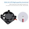 GDSTIME 40mm Small Fan, 2pcs 4010 40mm x 10mm DC