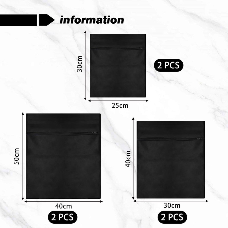 TVSVKWE 6 Pieces Of Laundry Mesh Bag, Anti-Deformation Laundry Bag,