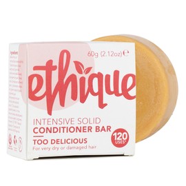 Ethique Solid Hair Conditioner Bar for Very Dry and Damaged Hair (120 Uses) - Too Delicious - Vegan, Compostable, Biodegradable, Plant based