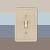 Questech Light Switch Cover, Single Toggle Wall Plate for Electrical