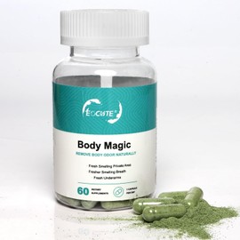 Eocute Body Magic Chlorophyll Capsules 60 Vegan for Detox Digestion Gut Health Skin US