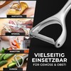 VALUXE® Premium Peeler with Sharp Stainless Steel Blade and Non-Slip