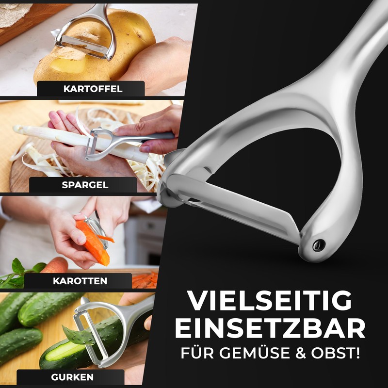 VALUXE® Premium Peeler with Sharp Stainless Steel Blade and Non-Slip