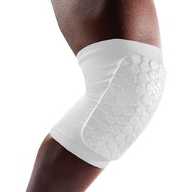 McDavid Pair Teflx Knee/Elbow/Shin Pads, White, X-Large
