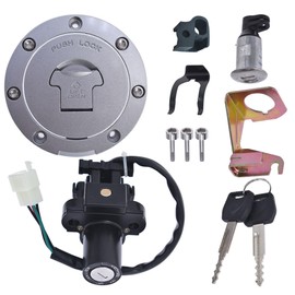 TJHSM Ignition Switch Lock Set Replacement for CBR600 F4 F4I 2001 2002 2003 2004 2005 2006