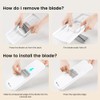 KEOUKE 8-in-1 Vertical Vegetable Chopper Mandoline Slicer with Container White