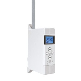 WIR elektronik, eWickler Comfort Funk Compact eW540-M, Smallest Belt Winder, up to 9 kg, for 15 mm Belt Width, Adjustable Travel Times, Includes Power Plug