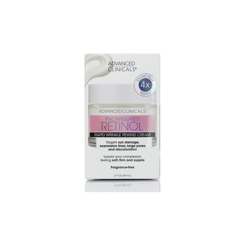 Advanced Clinicals Crema Facial Con Retinol Encapsulado