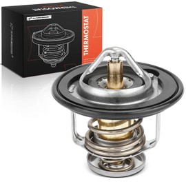 A-Premium Engine Coolant Thermostat with Seal Compatible with Honda CR-V CRV 1997-1999, Civic 1992-2015, Accord, Odyssey, Fit, CR-Z, Civic del Sol, HR-V, Insight, Prelude & Acura EL, ILX