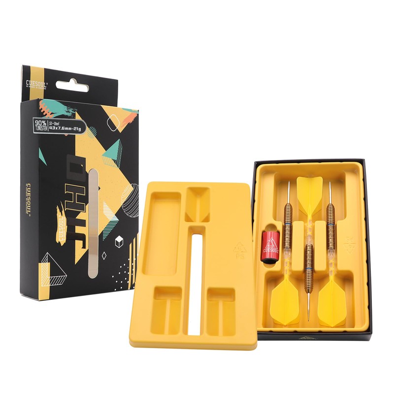 CUESOUL JIHO S3 21g Steel Tip 90% Tungsten Dart Set
