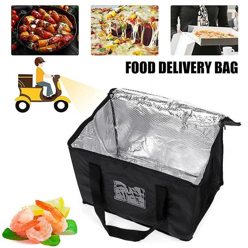 16/28/50L Insulated Food Delivery Bag Pizza Takeaway Thermal Bag Storage,