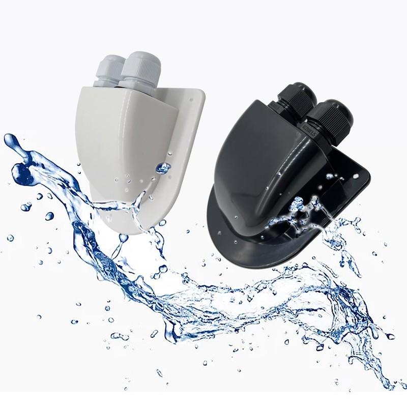 Solar Cable Grommet, Solar Double Cable Entry Gland, Waterproof Solar