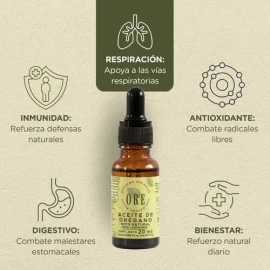 2 Pack Ore Aceite De Orégano 20 Ml Cu                                                                                                                 