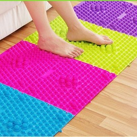 DY Commerce DIY Acupressure Foot Mat - Assembly Type Mat Green 5ea