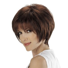 Tony of Beverly Womens Synthetic Wig ''Harlow''-2: Darkest Brown