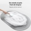 Tapetes Para Bano Antiderrapantes Absorbente Alfombrila Gris