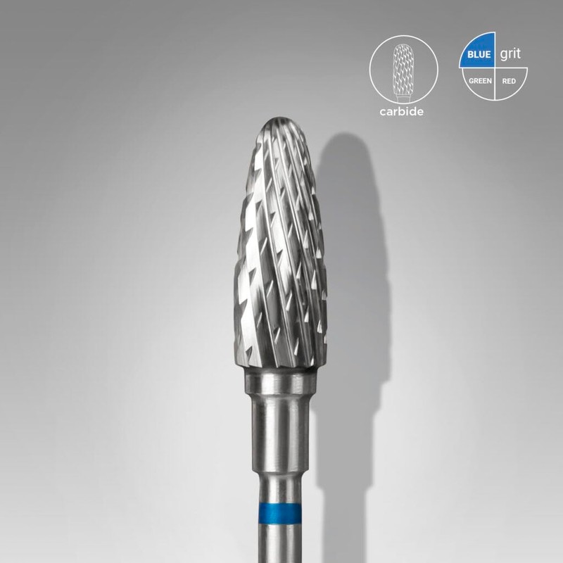 STALEKS PRO Hartmetall-Fräser für Nagelfräser, 5 x 13 mm, Maisform